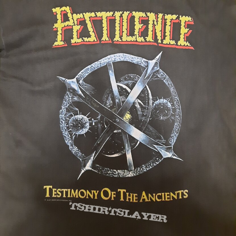 Pestilence &quot;testimony&quot; shirt