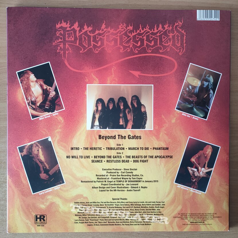 Possessed - Beyond the Gates LP