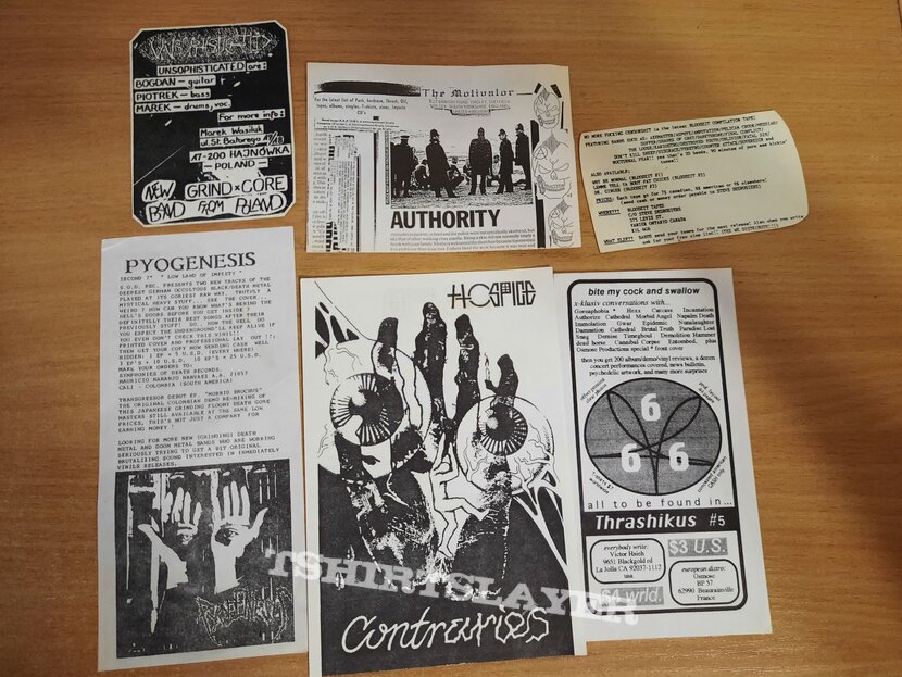 Incantation Metal flyers from early 90&#039;s