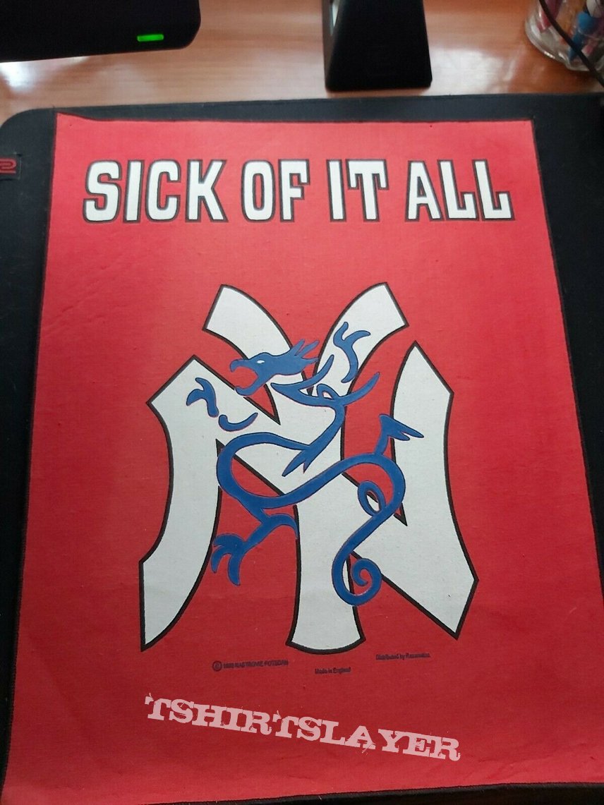 Sick Of It All 1995 Backpatch