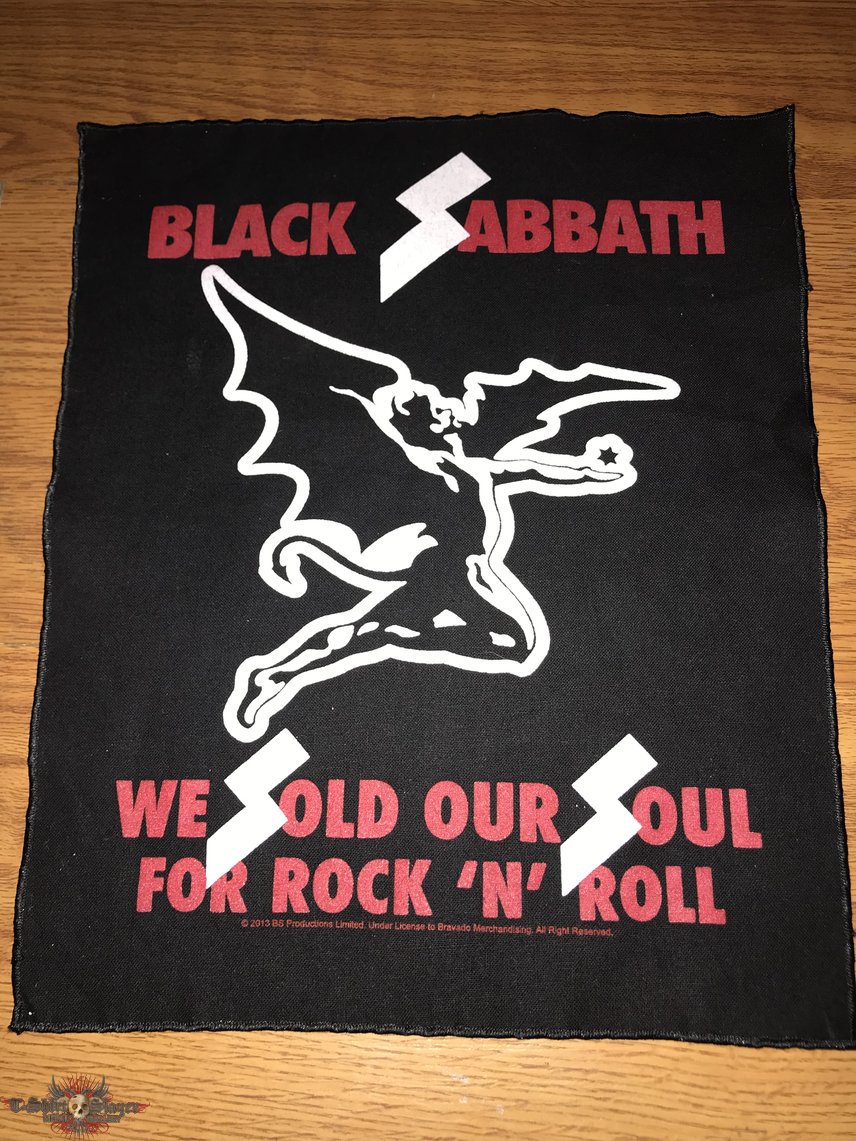 Black Sabbath back patch