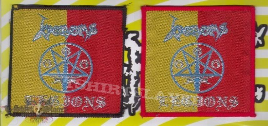 Patch - Venom &quot;Legions&quot; woven patch. Black/Red Border