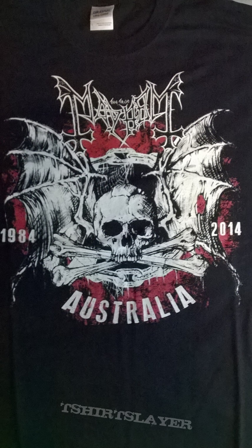 Mayhem 30th Anniversary Australia Tour 2014