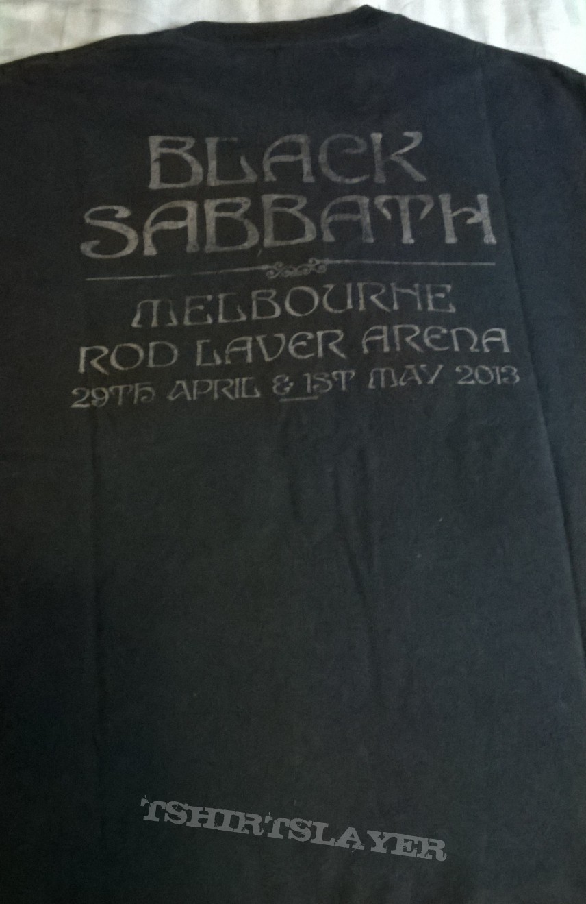 Black Sabbath - Australia 2013 Tour shirt, Melbourne
