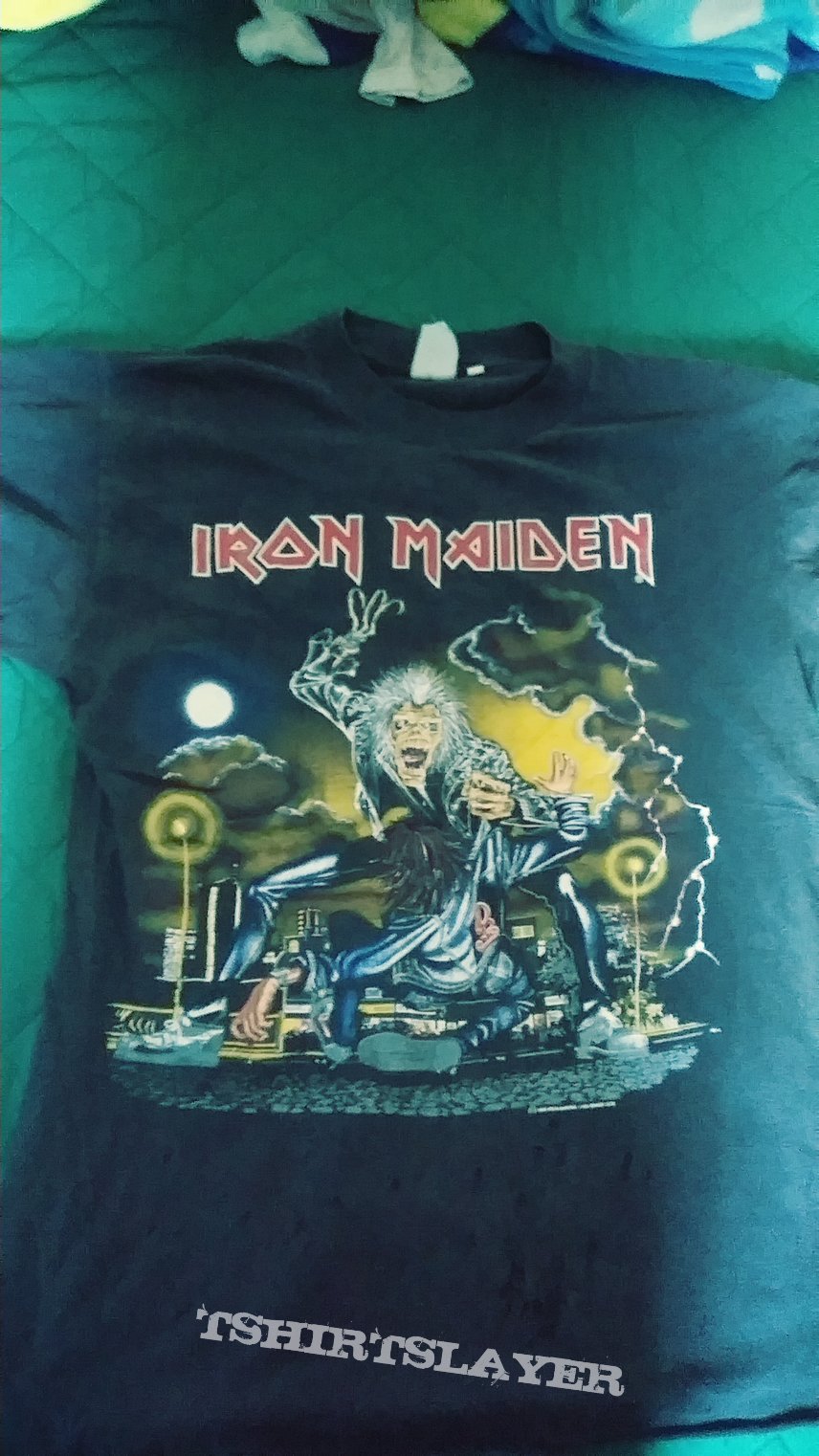 Iron maiden no prayer on the road 1991 tour shirt