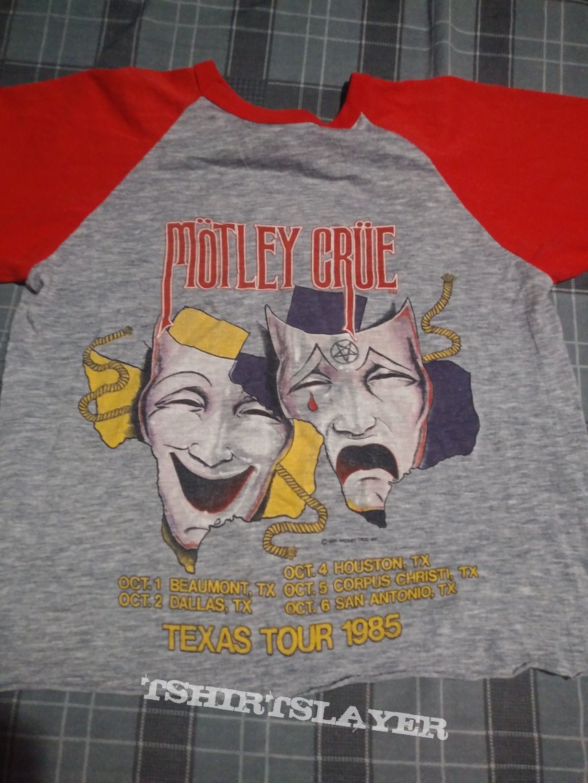 Mötley Crüe Motley Crue taxas theatre of pain 1985 tour