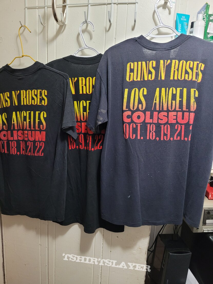 Guns N' Roses 1989 Los Angeles coliseum | TShirtSlayer TShirt and 