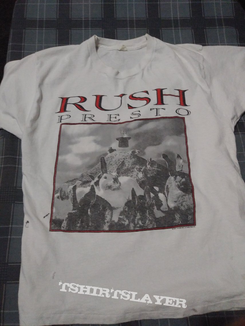 Rush presto tour shirt 1990