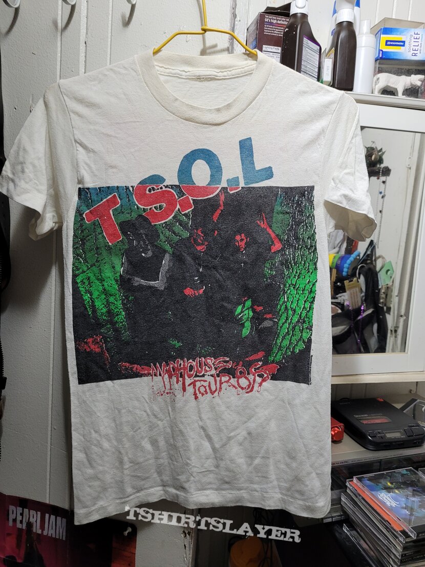 TSOL Mad house tour 1985