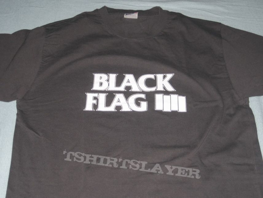 Black Flag - 'Four bars' Logo Shirt | TShirtSlayer TShirt and ...