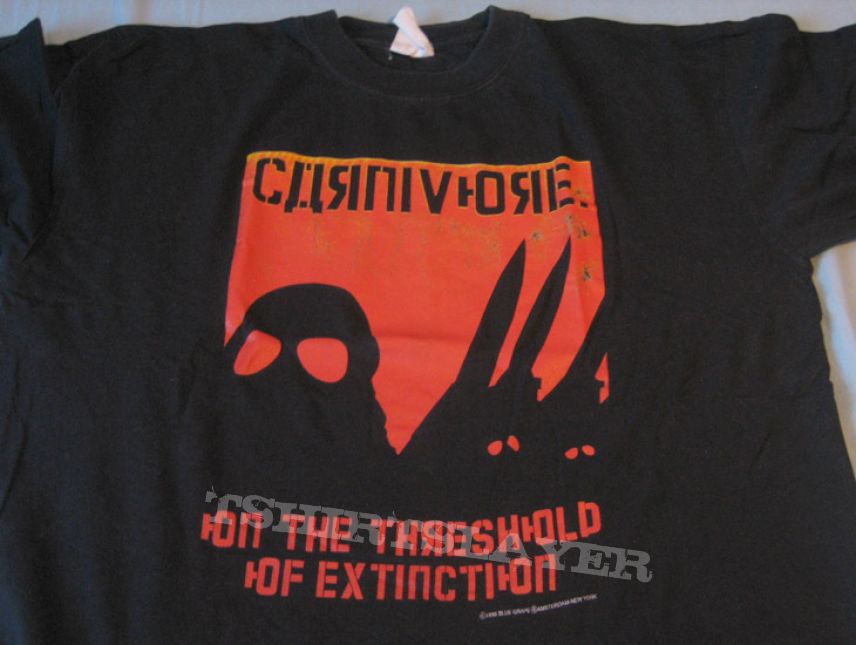 TShirt or Longsleeve - Carnivore - &#039;On The Threshold Of Extinction / Retaliation&#039; Shirt