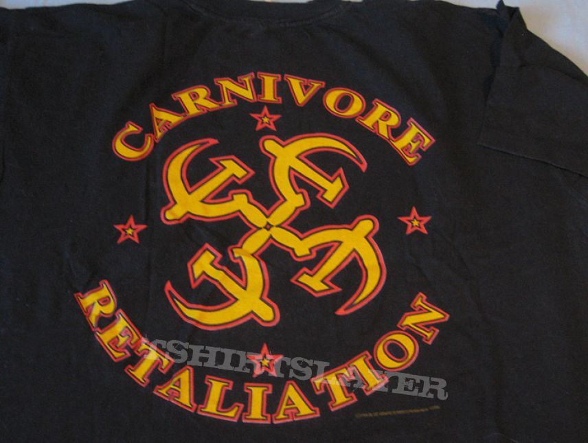 TShirt or Longsleeve - Carnivore - &#039;On The Threshold Of Extinction / Retaliation&#039; Shirt