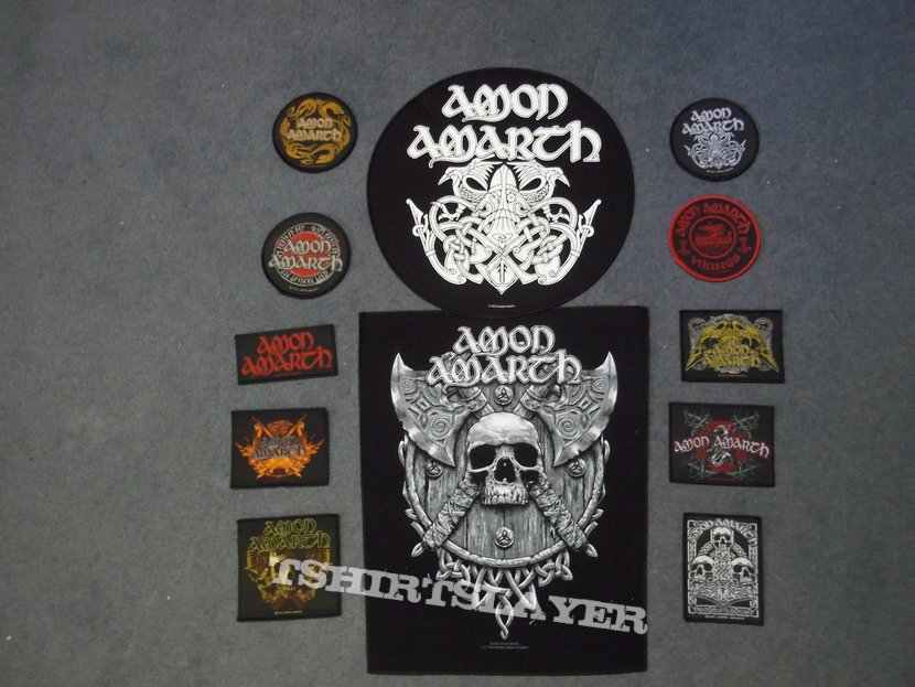 Amon Amarth patches and back patches