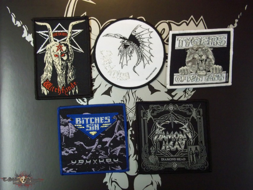 Bitches Sin NWOBHM patches