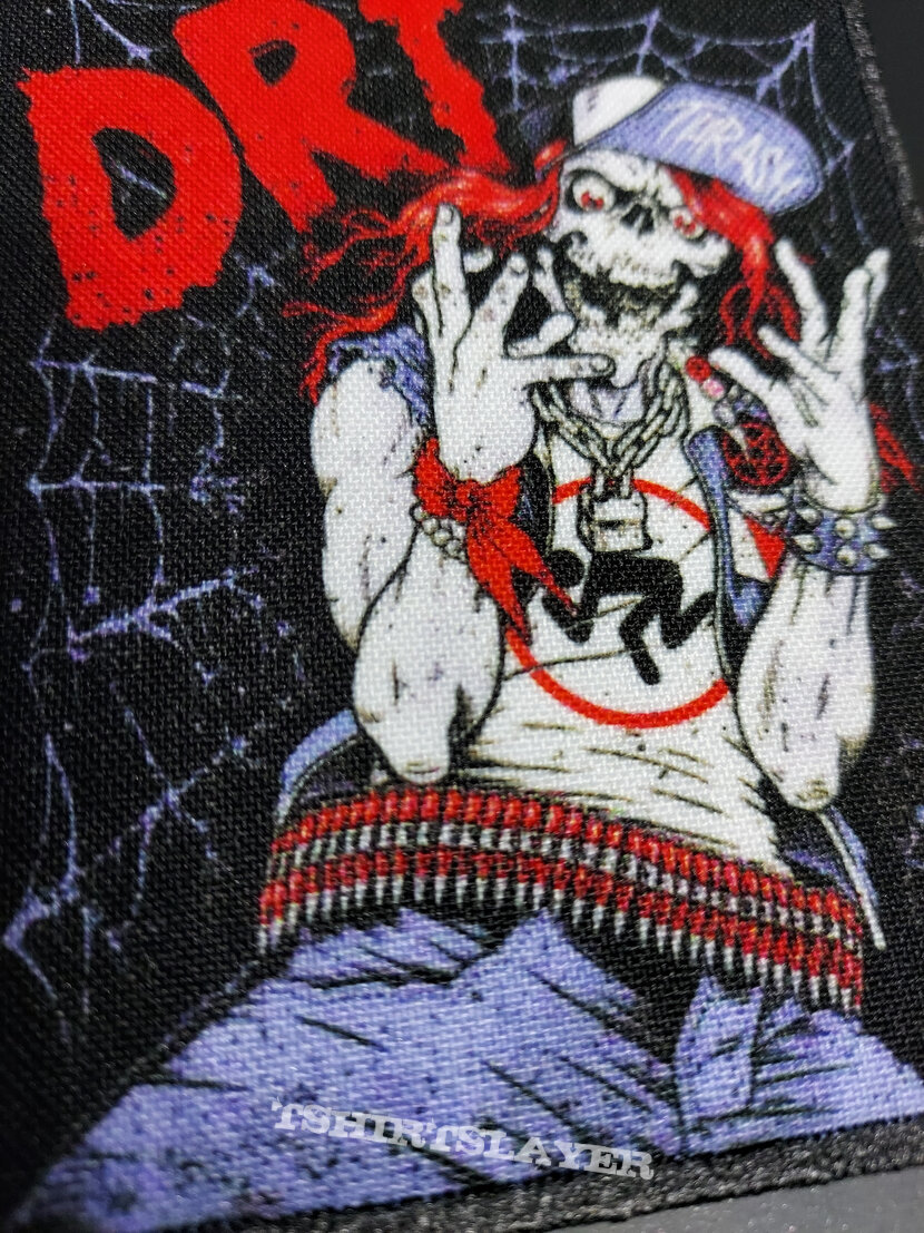 D.R.I. patch diy custom high quality printed, Dirty Rotten Imbeciles