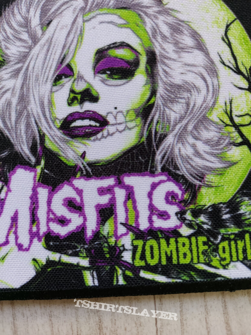 Misfits patch diy custom high quality printed, Vampire Girl, zombie Girl