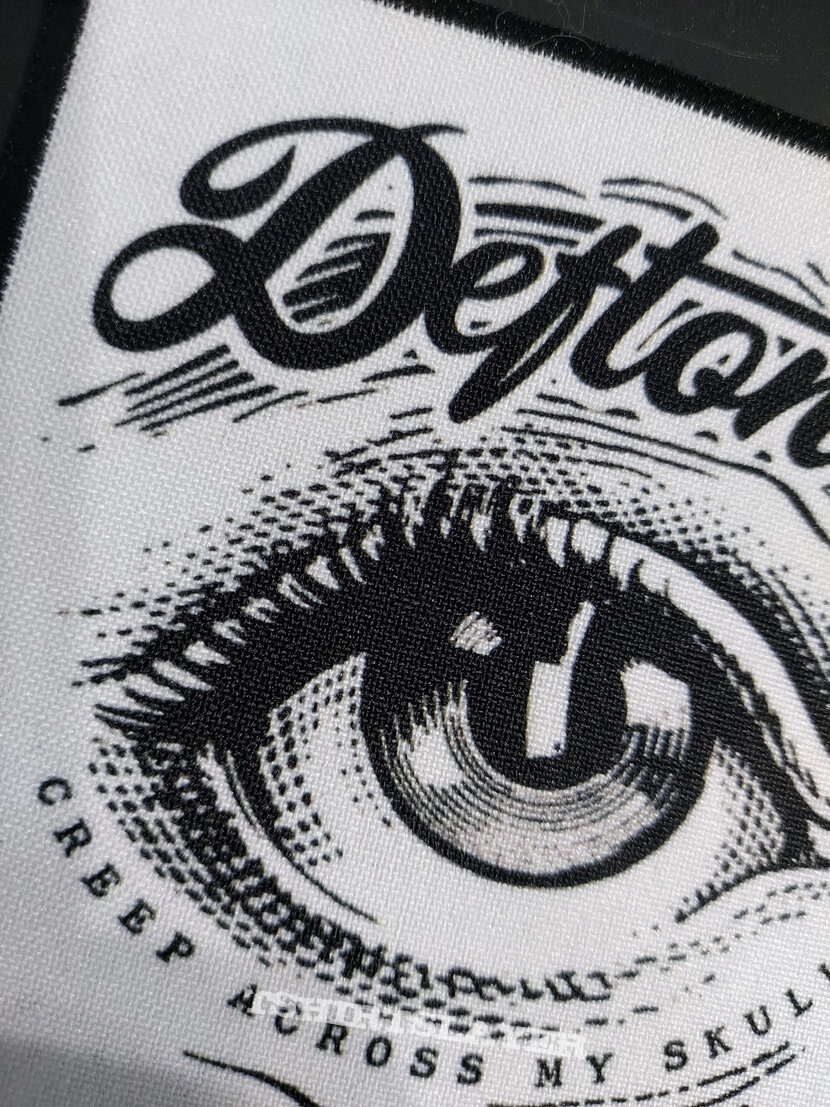 Deftones patch diy custom high quality printed, Creep across my skull