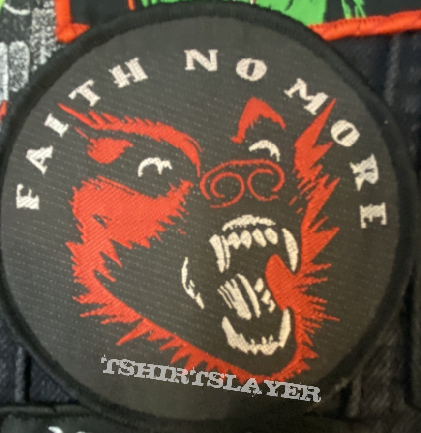 Faith No More - King for a day..woven circle patch 