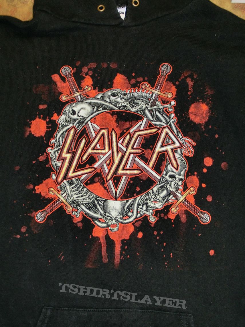 SLAYER &quot;Bloody Logo / Pentagram&quot; Hoody - XL 