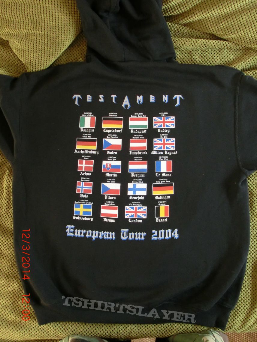 Testament &quot;Testament Legions/Tour 2004&quot; Hoody 