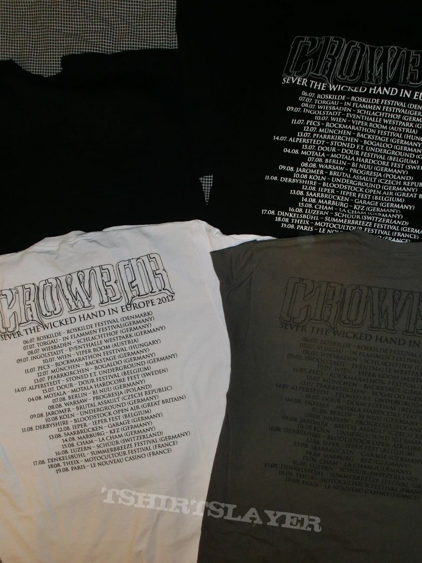 CROWBAR &quot;Sever The Wicked Hand Tourshirt 2012&quot;  - white