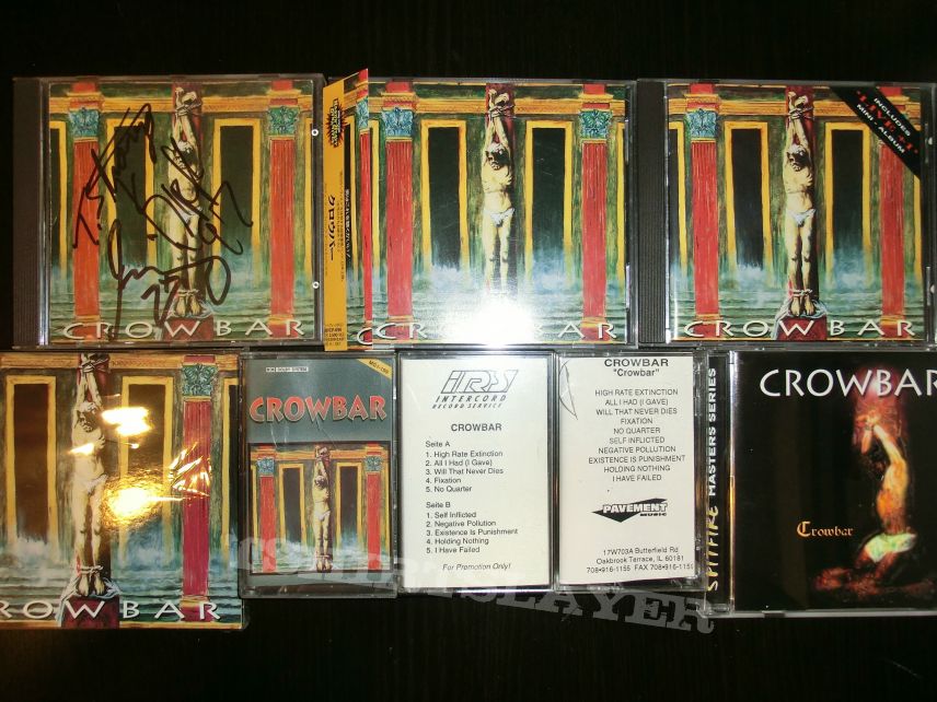 CROWBAR &quot;Crowbar&quot; Collection CD´s and Tapes 1993