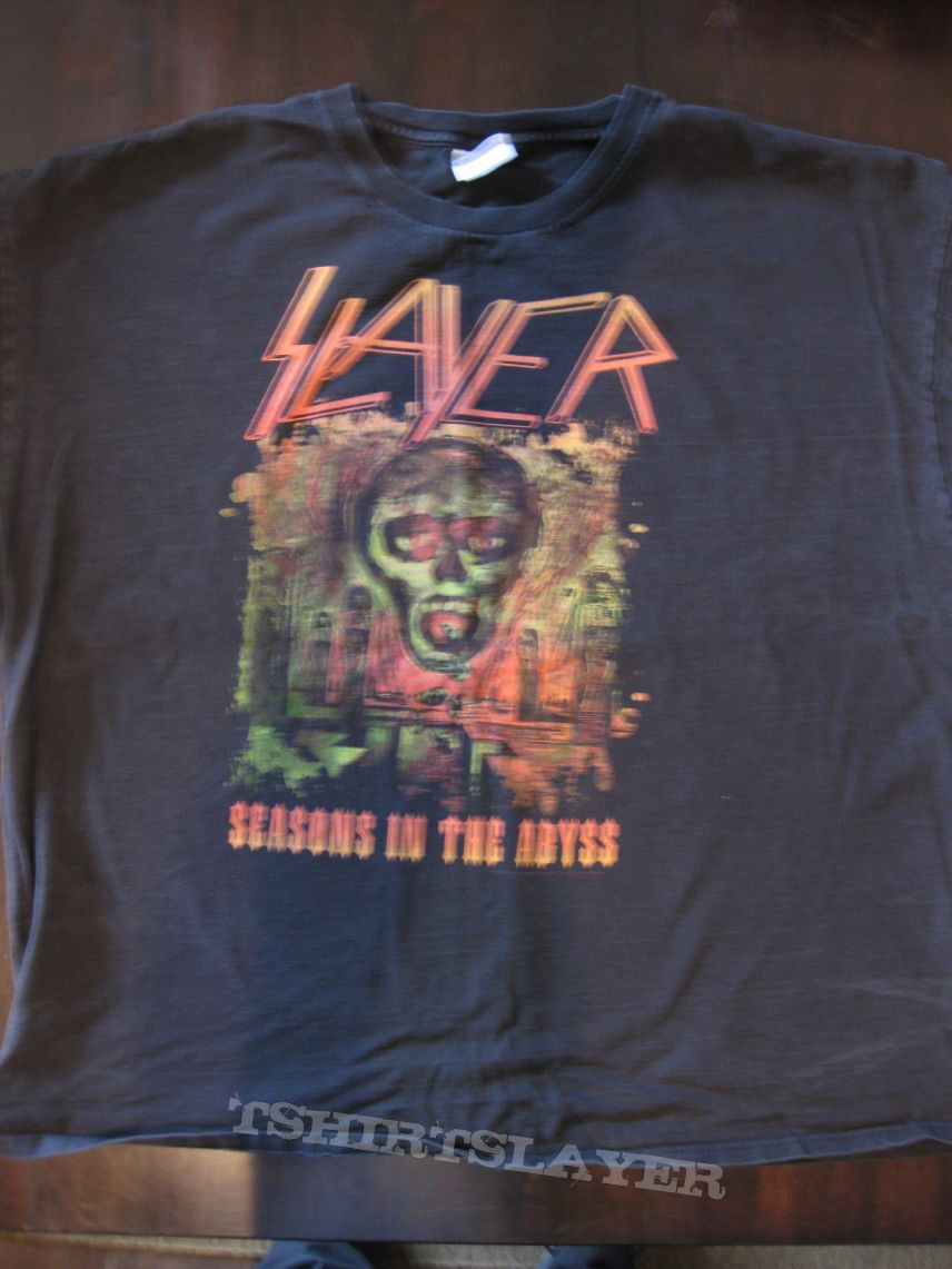 SLAYER &quot;Seasons In The Abyss&quot; Tour 1991 Reprint - 2008 