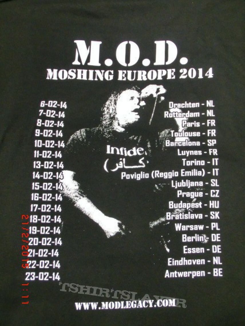 M.O.D. &quot;Legacy Tour 2013&quot; T Shirt