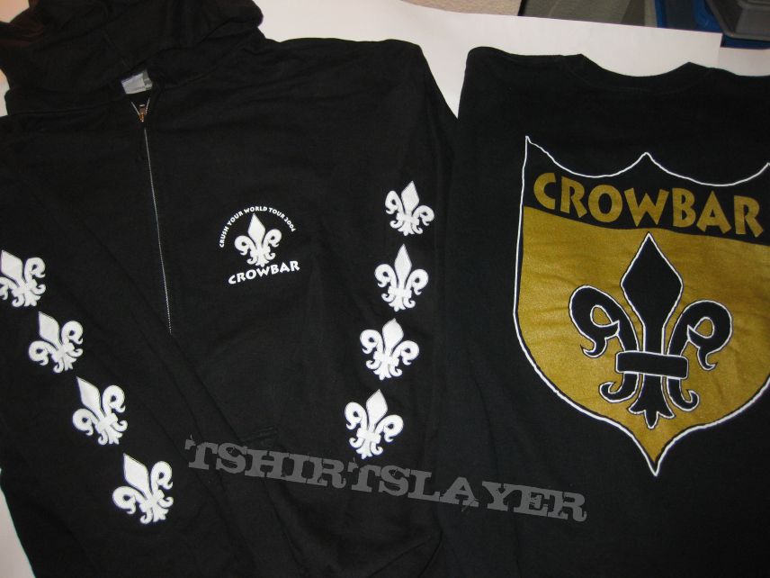 Crowbar &quot;Crush Your World&quot; Tour 2004 Hooded Zipper 