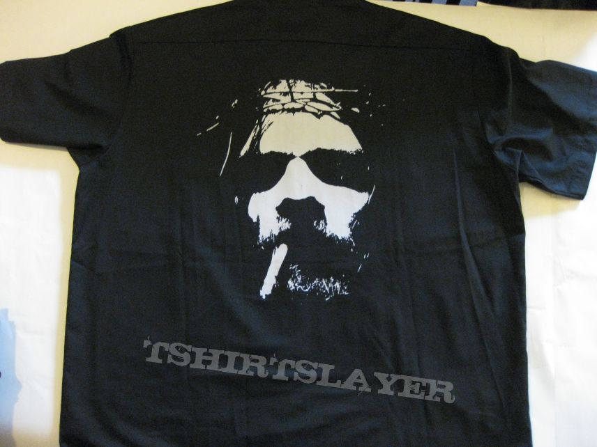 TShirt or Longsleeve - Down &quot;Smoking Jesus&quot; Dickies Work Shirt US XXL 2002 1st Print