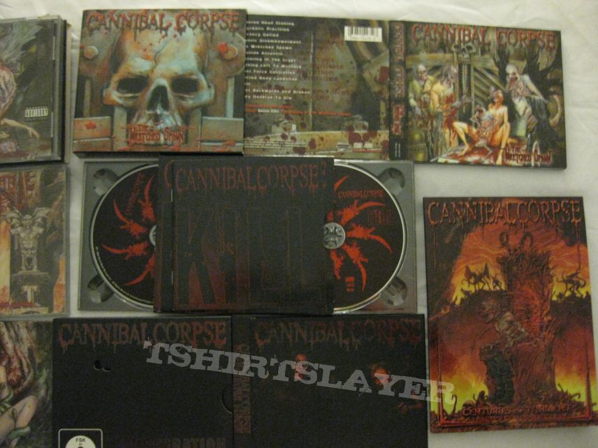 Other Collectable - CANNIBAL CORPSE CD DVD Collection - &quot;nearly&quot; complete - if possible ;-)