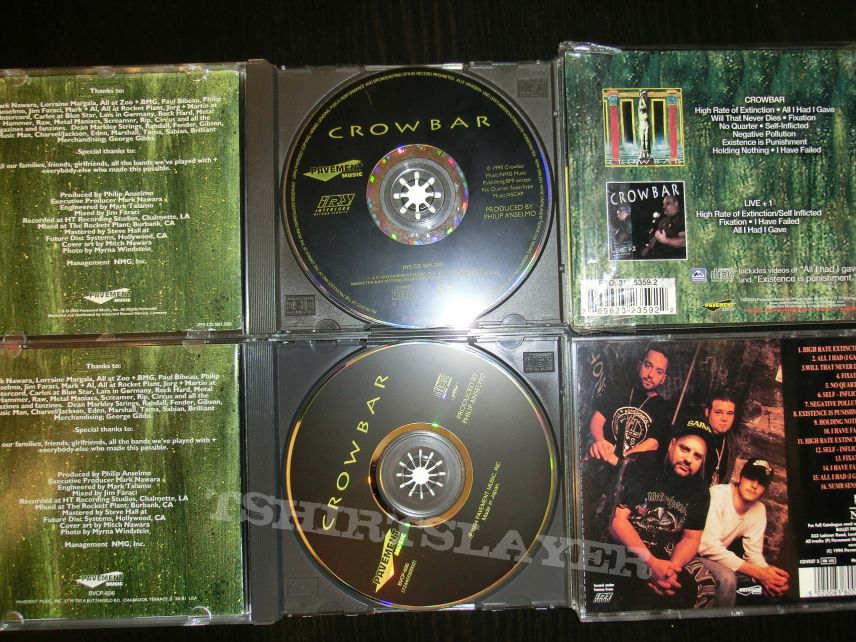 CROWBAR &quot;Crowbar&quot; Collection CD´s and Tapes 1993