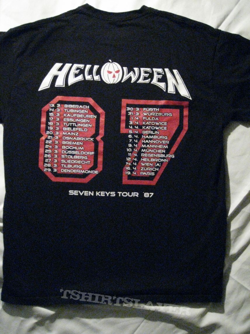 TShirt or Longsleeve - HELLOWEEN "Seven Keys Tour 87" Official reprint 2011 - Size XL - For Sale or Trade!!!! TShirt or Longsleeve - HELLOWEEN "Seven Keys Tour 87" Official reprint 2011 - Size XL - For Sale or Trade!!!!