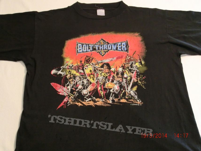 BOLT THROWER &quot;War Master&quot; Album T-Shirt 1991