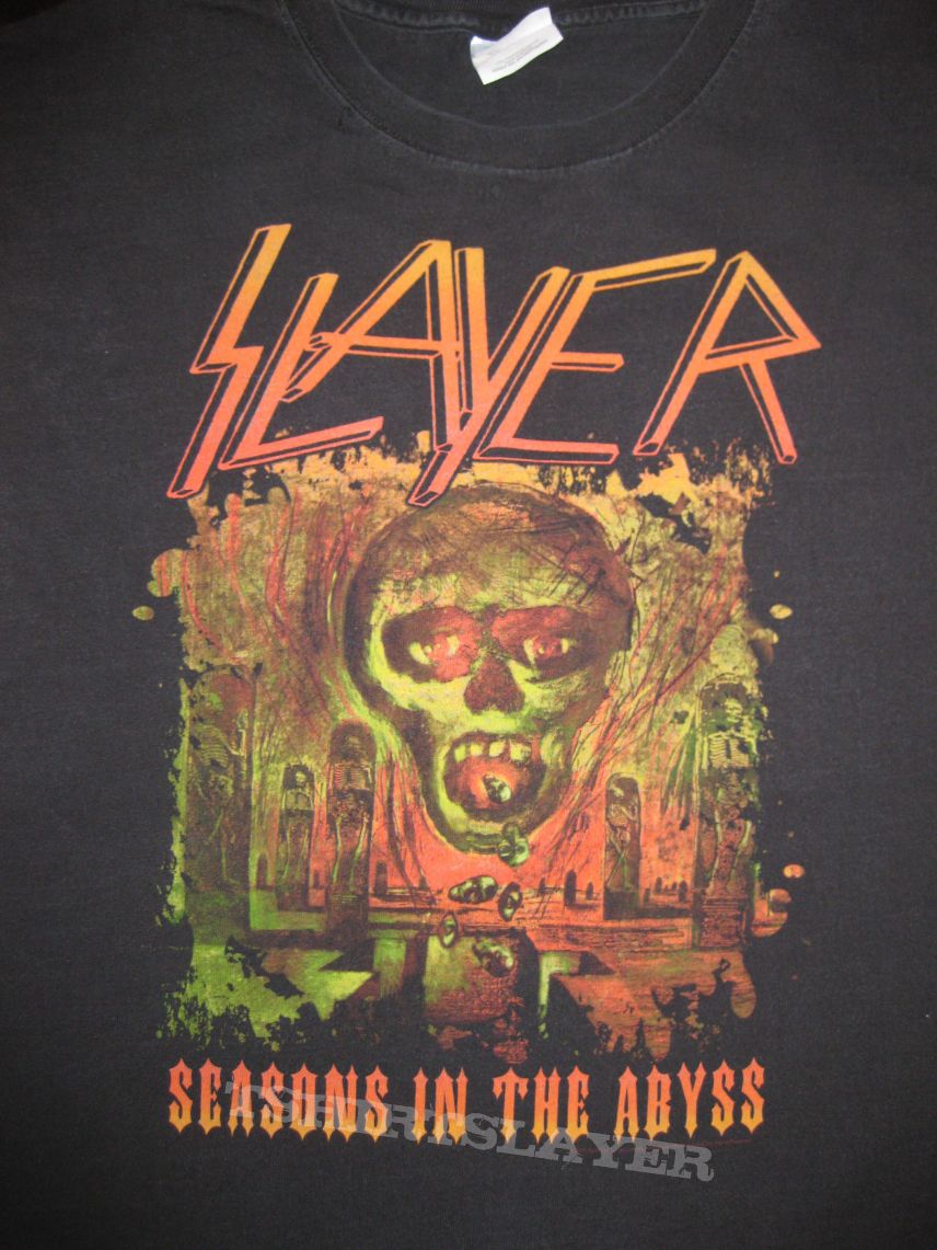 SLAYER &quot;Seasons In The Abyss&quot; Tour 1991 Reprint - 2008 