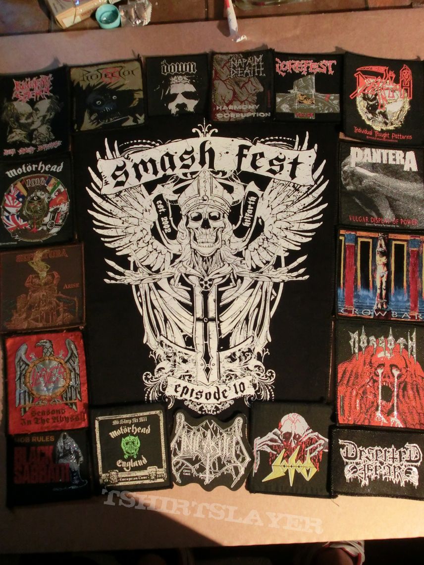 REDRUM INC. SMASH FEST Backpatch by the almighty Bayernpirat