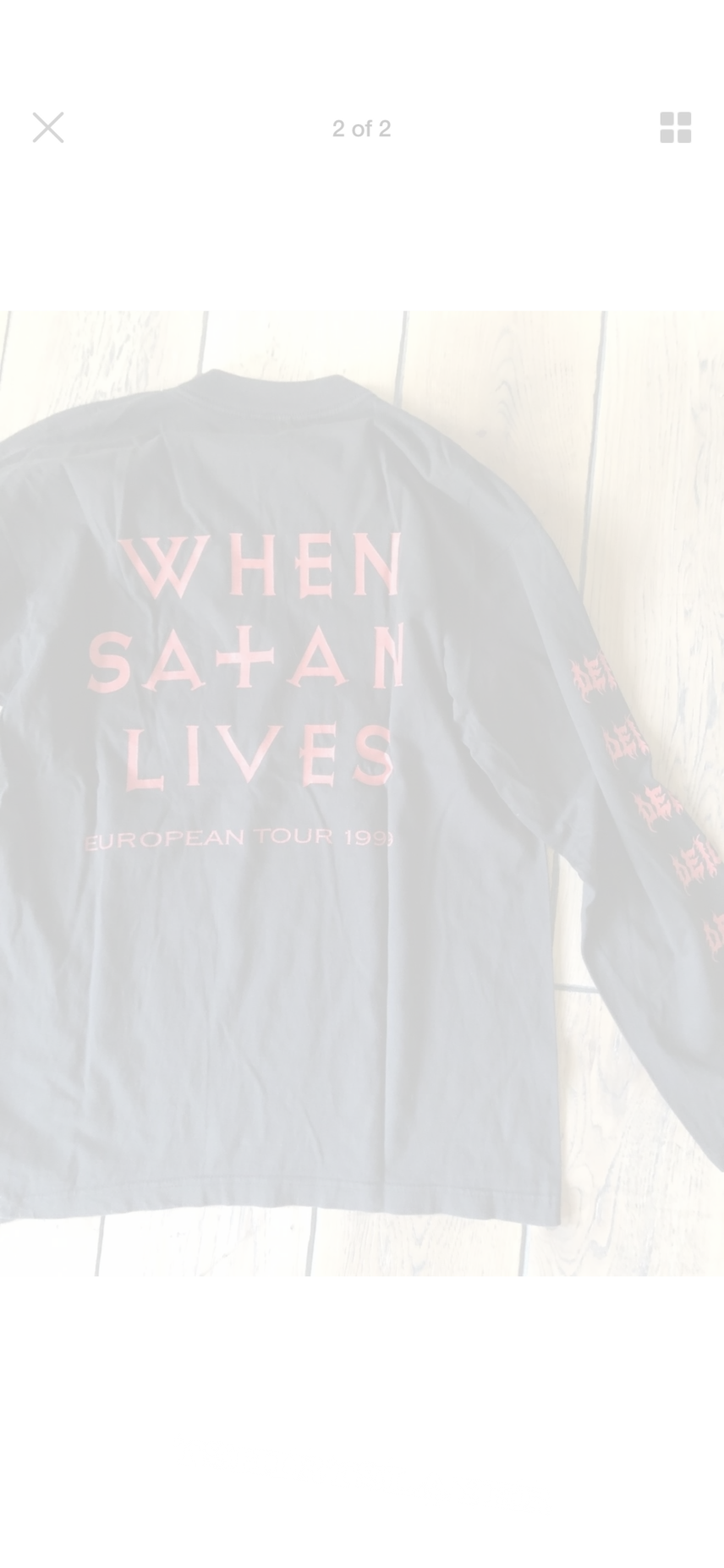 Deicide “When Satan Lives Tour 1999”