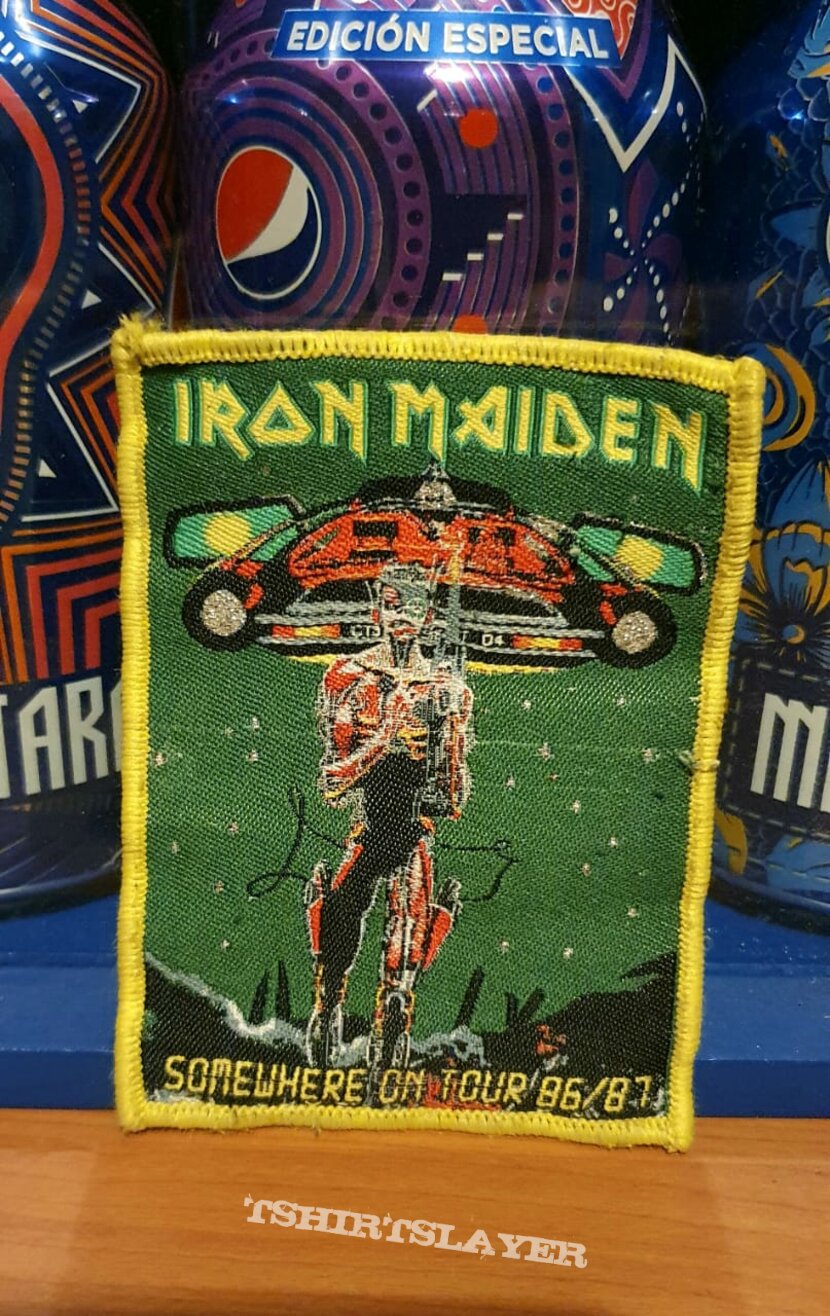 Iron Maiden - Somewhere On Tour patch bootleg 