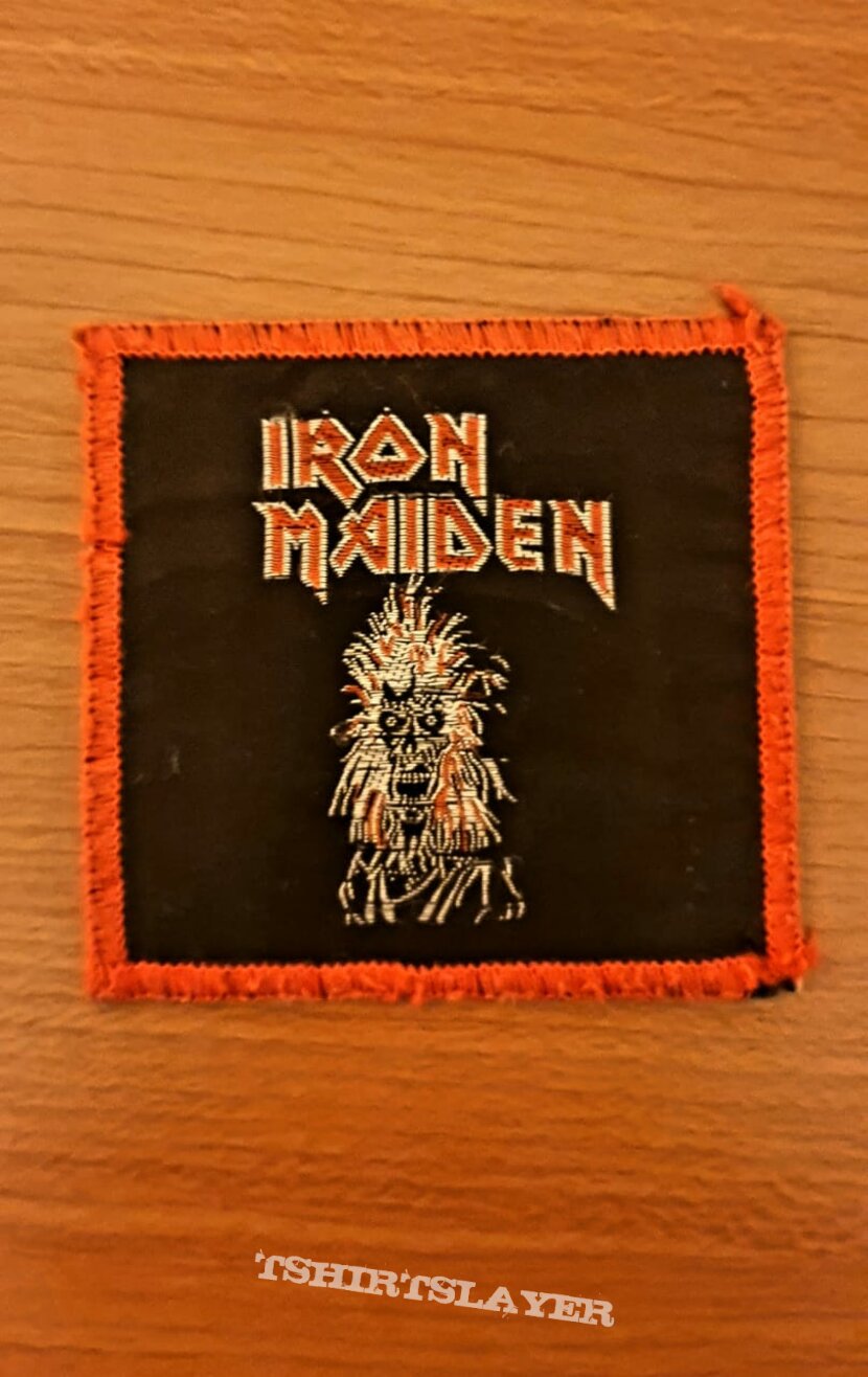 Iron Maiden - Eddie red border vtg patch