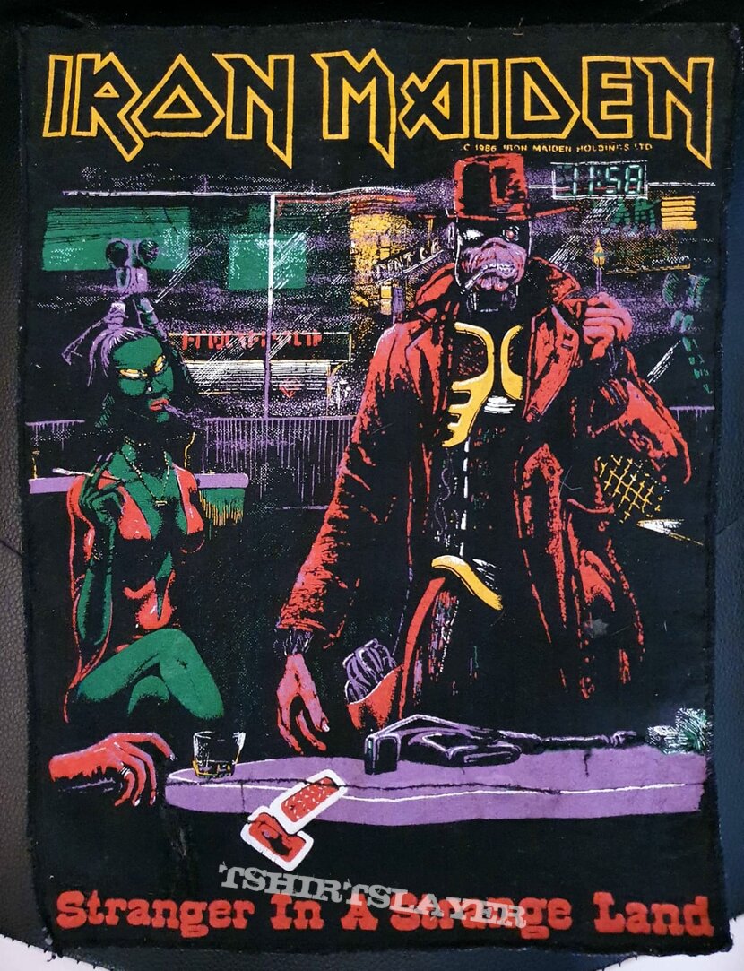 Iron Maiden | Stranger In A Strange Land Back Patch 1986