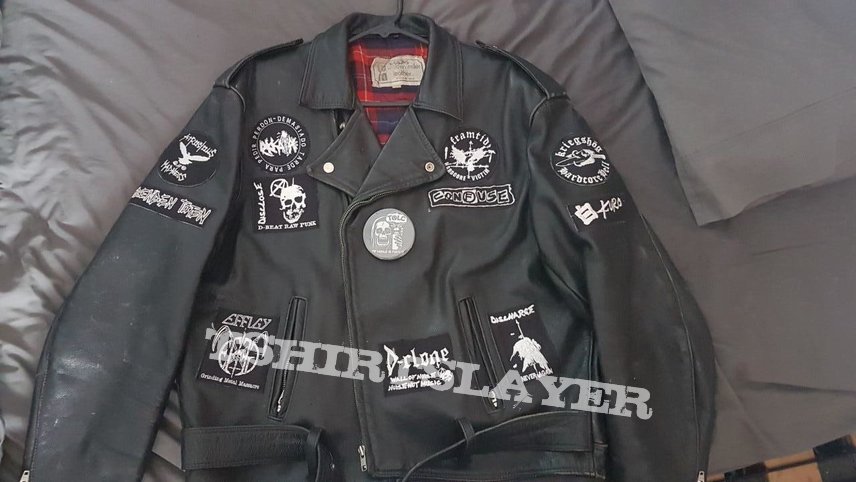 Zyanose Crasher Crust/D-beat/Noisecore/Crust Leather Jacket