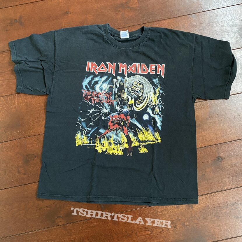 Iron Maiden - Number of the Beast 1982 | TShirtSlayer TShirt and ...