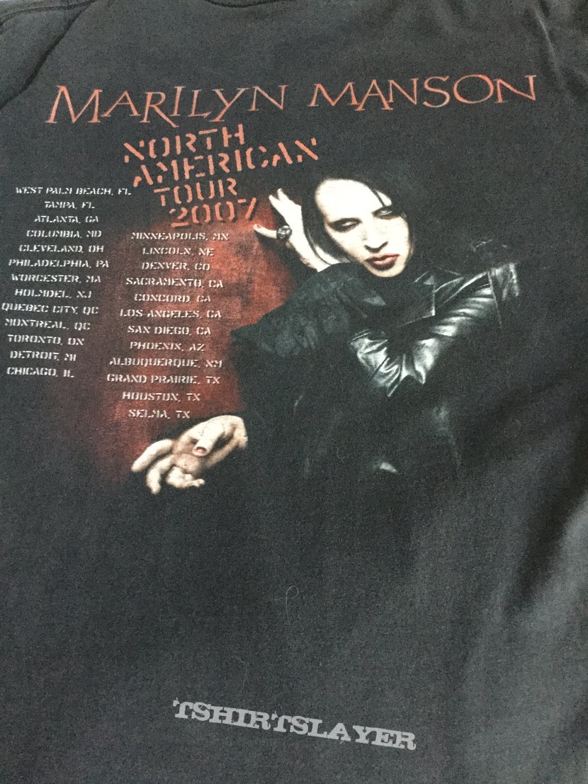 Marilyn Manson Eat Me Drink Me Tour Shirt 2007 | TShirtSlayer ...