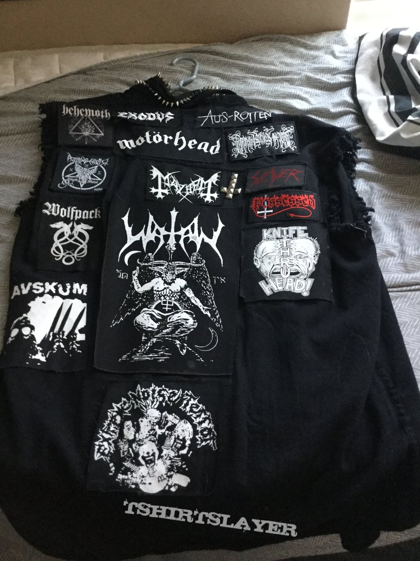 Watain Battle Jacket In Progress