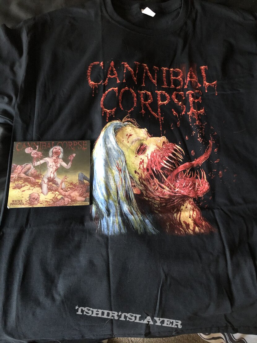 cannibal corpse violence unimagined shirt + cd
