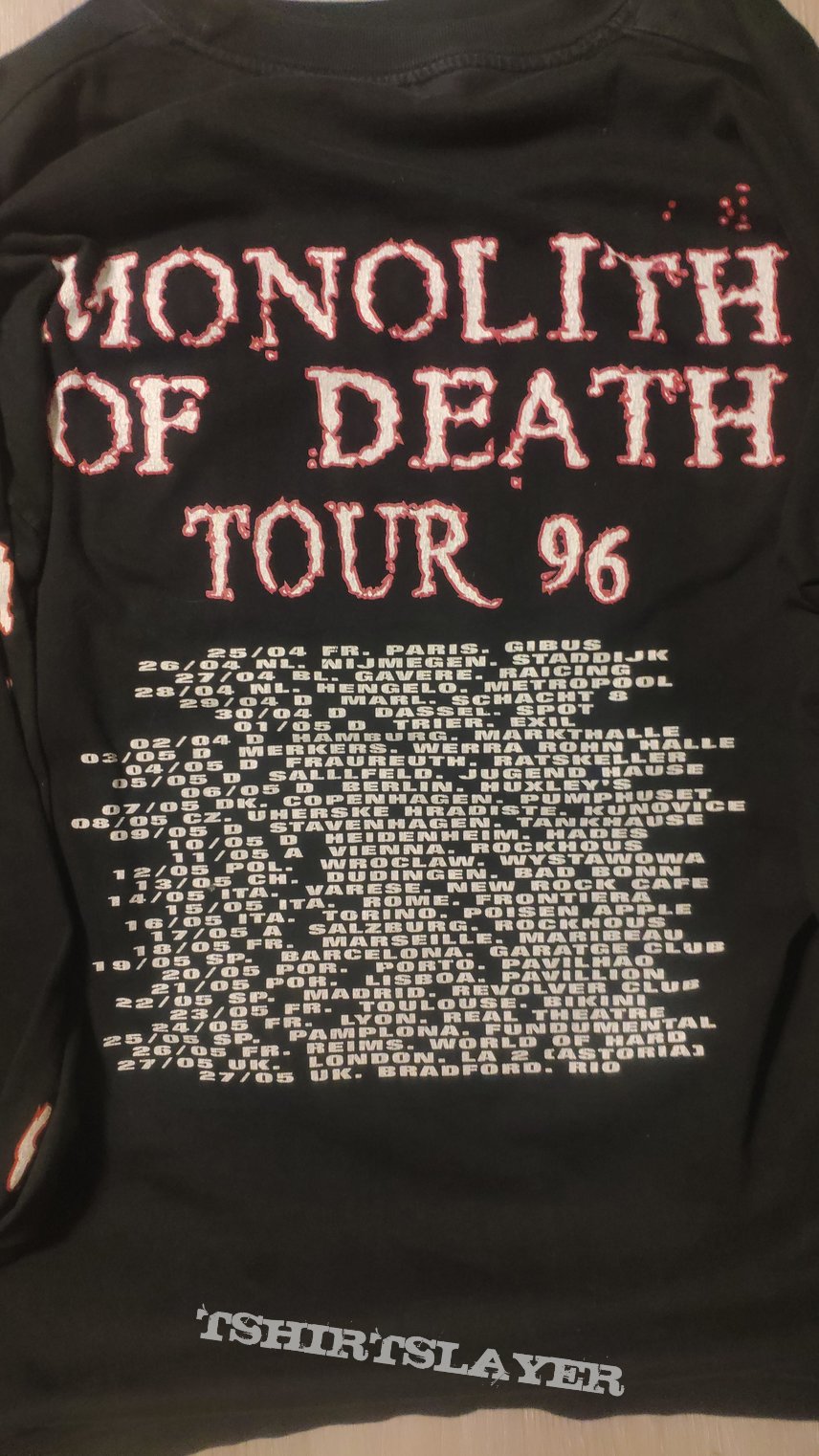 Cannibal Corpse LS Monolith of Death Tour 96 VILE 