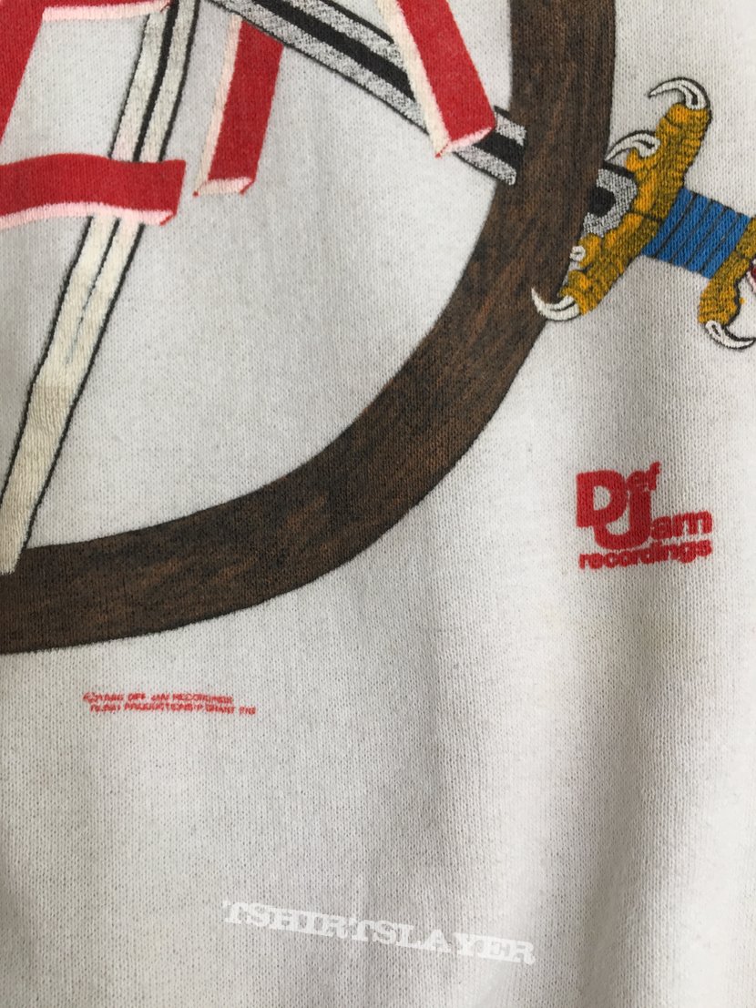 Slayer 1986 white sweatshirt