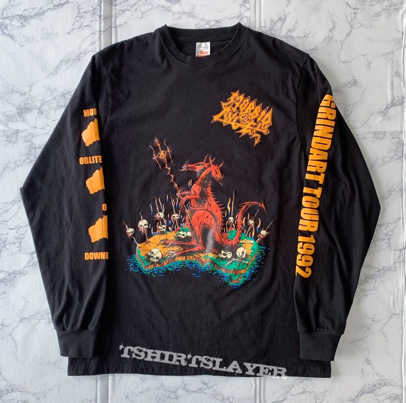 Morbid Angel Grind Art 1992 long sleeve boot