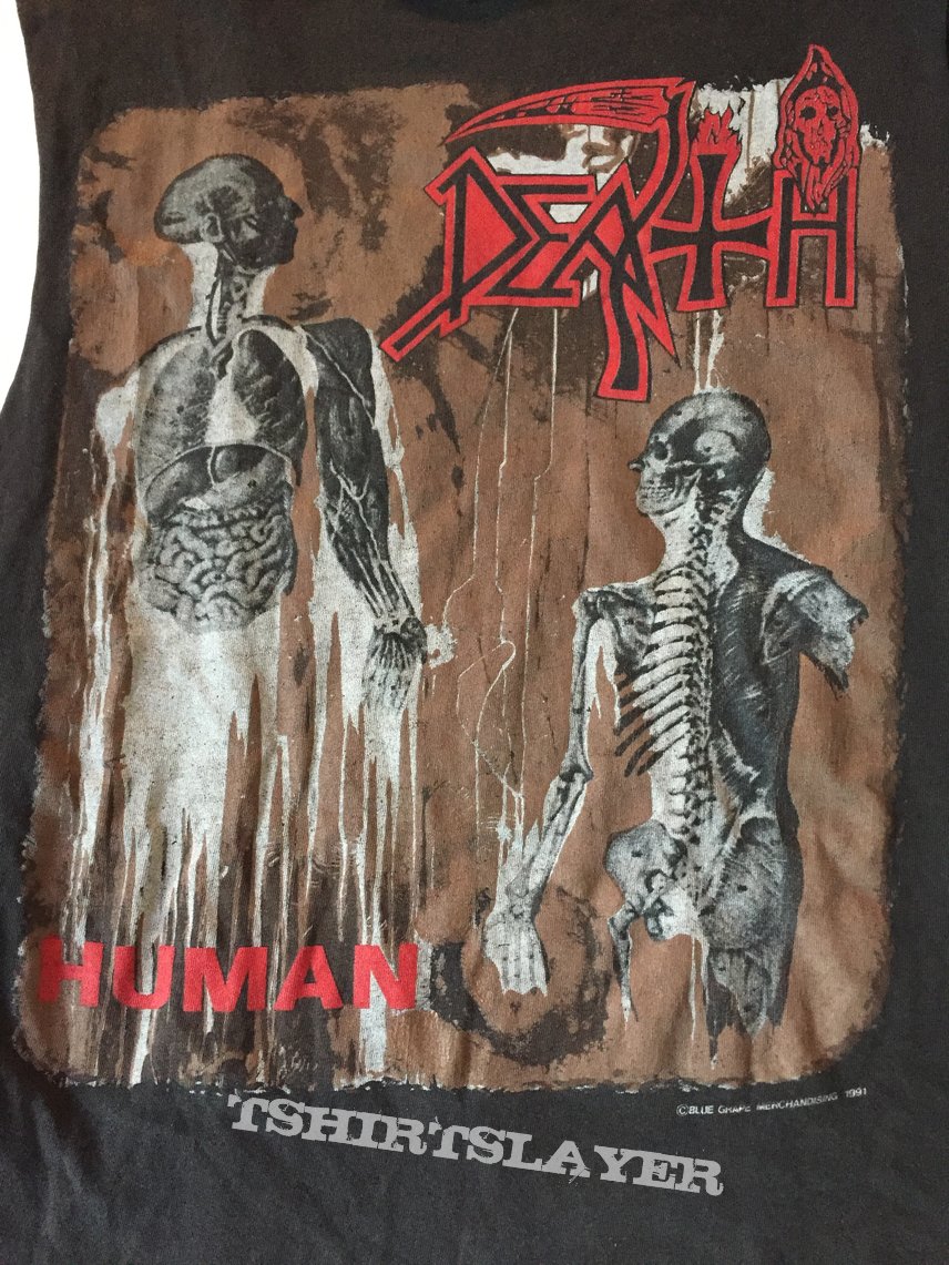 Death Human 1991-92 tour shirt