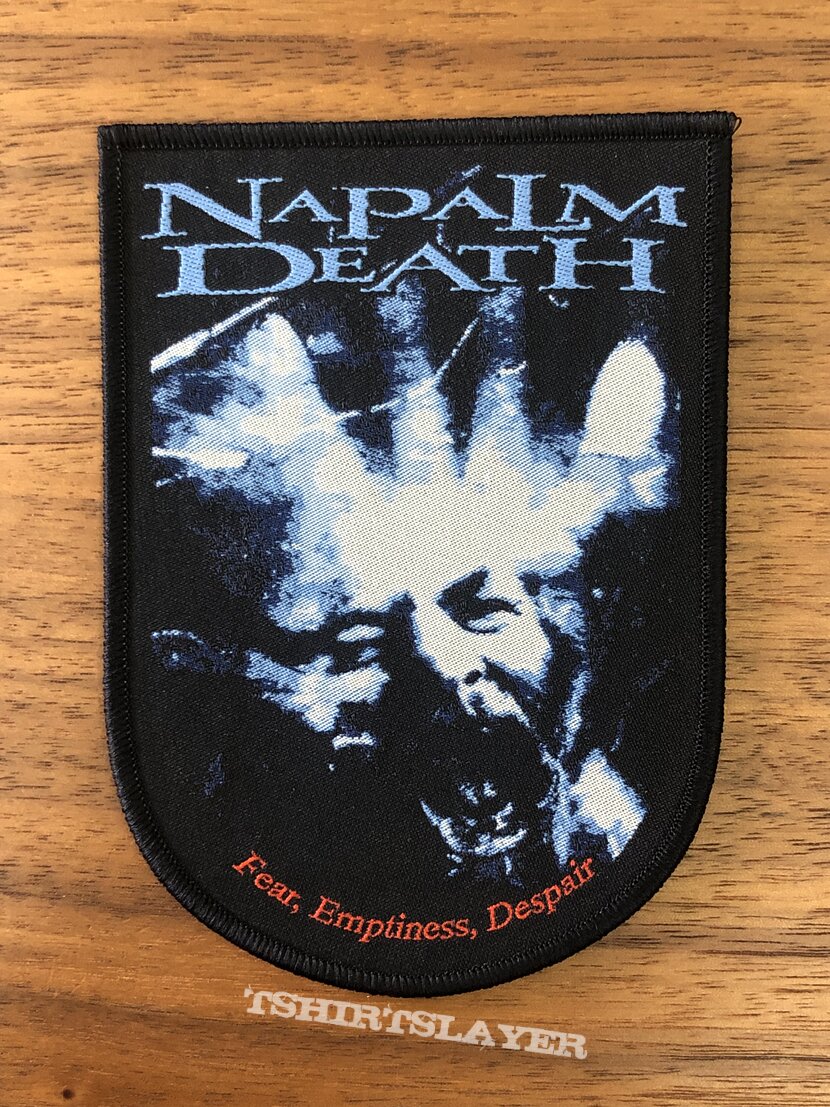 Napalm Death Fear, Emptiness, Despair black border